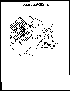 Oven Components Diagram and Parts List for SBK29FA P1142362NL Amana Range