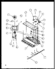 Panasonic Compressor Diagram and Parts List for TG18RBW-P1158303WW  Amana Refrigerator