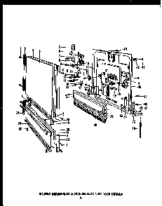 Section 5 Diagram and Parts List for DCR-225-1C-OK  Caloric Dishwasher