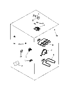 Electrical Components Diagram and Parts List for ARTC7600E-P1143406NE  Amana Range