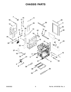 Part Location Diagram of W11625729 Whirlpool TRIM