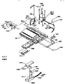 Machine Compartment Diagram and Parts List for 57085-P1190813WE  Amana Refrigerator