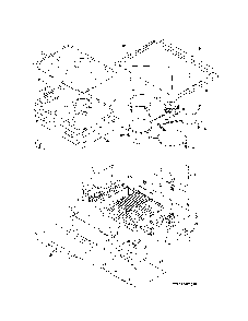 Top/Drawer Diagram and Parts List for 79042623313  Kenmore Range