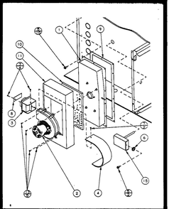 Diagram 11 Diagram and Parts List for GCI140B5A0 P9898208F Amana Furnace