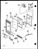 Page 6 Diagram and Parts List for RS-7A P7558905M Amana Microwave