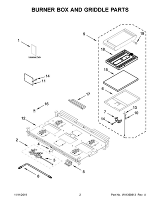 Part Location Diagram of W11243763 Whirlpool Suppressor