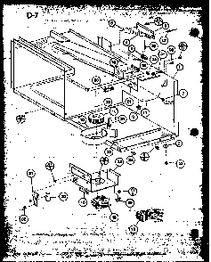 Wiring Harness/blower Diagram and Parts List for CRRL-5D P75590-8M Amana Microwave