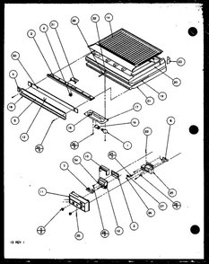 Control Diagram and Parts List for IC3N-P1110701W-TM  Amana Refrigerator