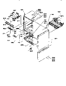 Control And Light Covers Diagram and Parts List for 77272-P1311201WW  Amana Refrigerator