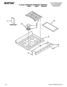 Part Location Diagram of WPW10370189 Whirlpool Knob