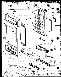 Section 2 Diagram and Parts List for RO-10A P74067-5M Amana Microwave