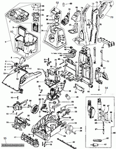 Part Location Diagram of 38777106 Hoover Recovery Tank