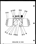 INSTALLATION KIT PARTS Diagram and Parts List for 212-2SPF  Amana Air Conditioner