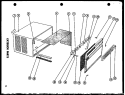 Page 7 Diagram and Parts List for 615-2F  Amana Air Conditioner