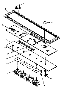 Section 5 Diagram and Parts List for CC8-P8591904S  Amana Cooktop