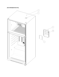Part Location Diagram of 40301-0099742-01 Maytag Refrigerator Electronic Control Board