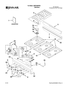 Part Location Diagram of W10322719 Whirlpool INSTALLATION INSTRUCTIONS