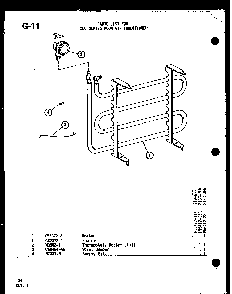 Section 11 Diagram and Parts List for 215-3EW P55417-26R Amana Air Conditioner