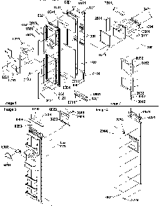 Freezer Door Diagram and Parts List for SRDE520TBW-P1312402WW  Amana Refrigerator