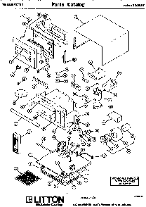 Replacement Parts Diagram and Parts List for 70 2007 Amana Microwave