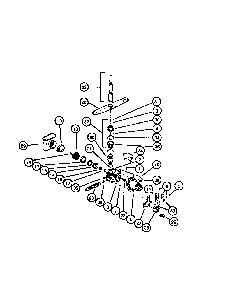 Motor-pump Mechanism Diagram and Parts List for DUS200W-P1139728NW  Caloric Dishwasher