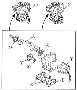Accumulator Diagram and Parts List for SSG119WF  Speed Queen Dryer