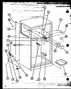 (tli20m/p7858523w) (tli20m/p7858524w) Diagram and Parts List for TLI22M-P7858524W  Amana Refrigerator