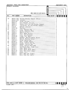 Fresh Food Compartment Page 3 Diagram and Parts List for 19804-0A  Admiral Refrigerator
