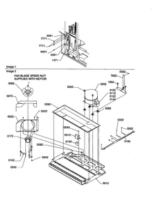 Machine Compartment Diagram and Parts List for TR25V2E-P1316102WE  Amana Refrigerator