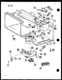 Page 2 Diagram and Parts List for RS-7A P7558907M Amana Microwave