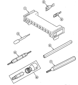 Tools Diagram and Parts List for SSE507QF1500  Speed Queen Dryer