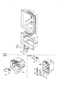 Light Switches And Drain Funnel Diagram and Parts List for BC21VW-P1325016WW  Amana Refrigerator