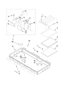 Part Location Diagram of W10145509 Whirlpool MANIFOLD