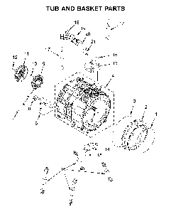Part Location Diagram of W11481720 Whirlpool COUNTERWGT