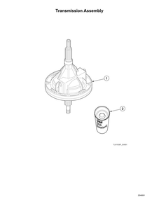 Part Location Diagram of 203768 Maytag Transmission assy