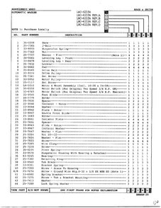 Base And Drive Page 2 Diagram and Parts List for 6215A REV D Norge Washer