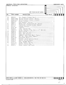 Fresh Food Compartment Page 3 Diagram and Parts List for 19504-0A  Admiral Refrigerator