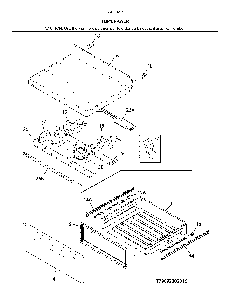 Top/Drawer Diagram and Parts List for 79094179316  Kenmore Range