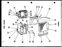 INTERIOR PARTS Diagram and Parts List for 106-2GH  Amana Air Conditioner