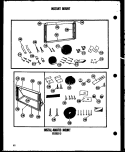 INSTANT MOUNT Diagram and Parts List for 106-2GH  Amana Air Conditioner