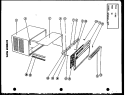 EXTERIOR PARTS Diagram and Parts List for FC24-3H P5430251R Amana Air Conditioner
