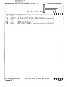 Fresh Food Compartment Page 3 Diagram and Parts List for 22484-OA  Admiral Refrigerator