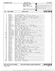 Ice Maker Page 2 Diagram and Parts List for 19572A  Admiral Refrigerator