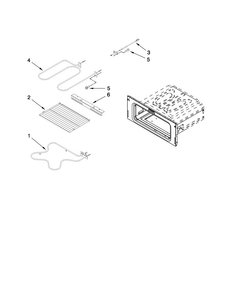 Internal Oven Parts Diagram and Parts List for JJW7530DDW19  Jenn-Air Wall Oven