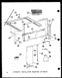 AUTOMATIC INSTALLATION MTG KIT (AM - 2) Diagram and Parts List for 113-3EW P5497593R Amana Air Conditioner