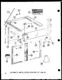 AUTOMATIC INSTALLATION MTG KIT (IAM - 6) Diagram and Parts List for 113-3EW P5497593R Amana Air Conditioner