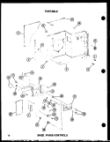 BASE PAN & CONTROLS Diagram and Parts List for ES6P-2AMR P5497226R Maytag Air Conditioner