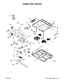 Part Location Diagram of W11126008 Whirlpool KNOB