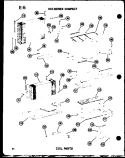 COIL PARTS Diagram and Parts List for 109W-2NH P5497525R Amana Air Conditioner