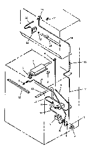 Gas Components Diagram and Parts List for RST399UL-P1132621NL  Caloric Range